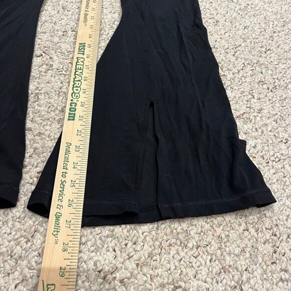 Aerie Offline Real Me Extra Flare Leggings Sz L Black High Rise Active Lounge - Picture 4 of 6